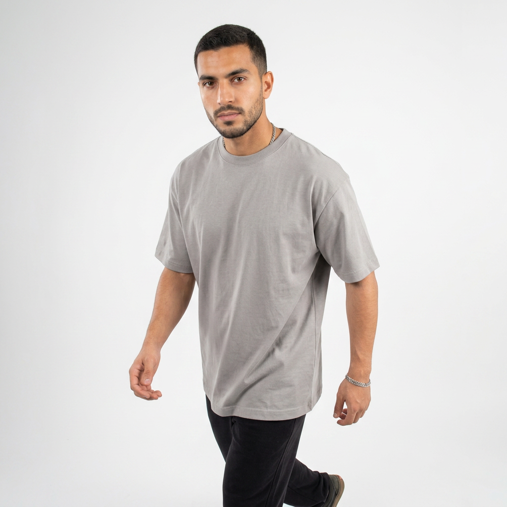 Gray Oversized T-Shirt