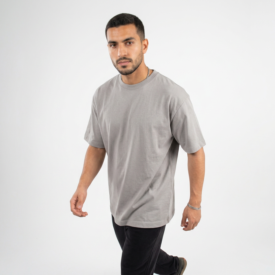 Gray Oversized T-Shirt